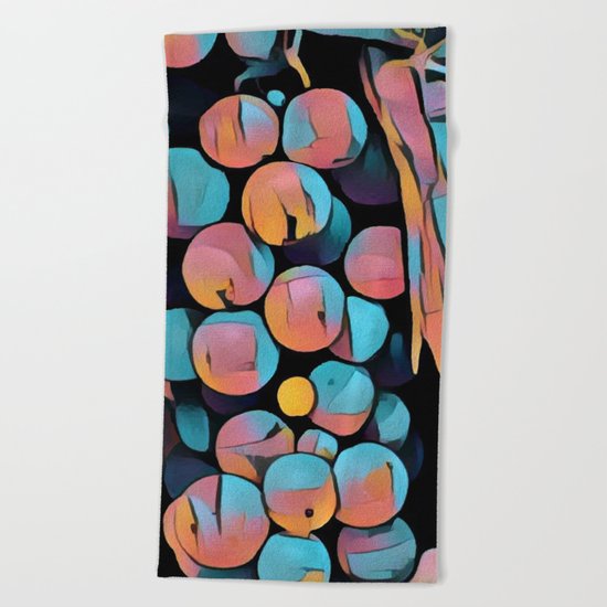 Grapes Beach Towel