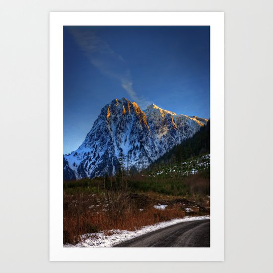 Hidden Mountain Art Print
