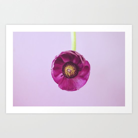 purple Art Print