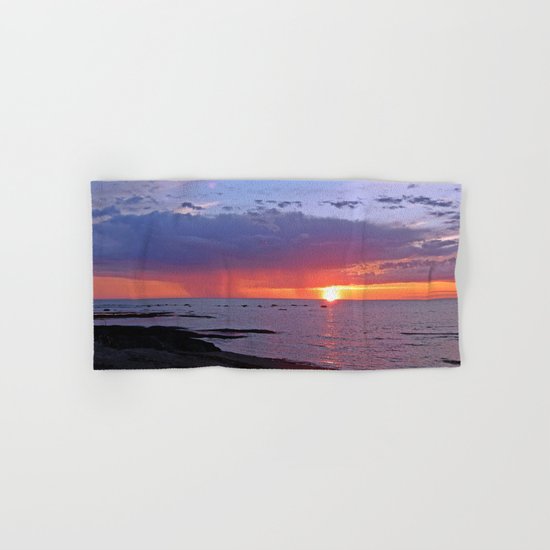 Sun and Rain on the Sea Hand & Bath Towel