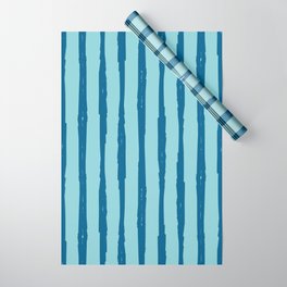Beach Sparkle Nautical Stripe Wrapping Paper