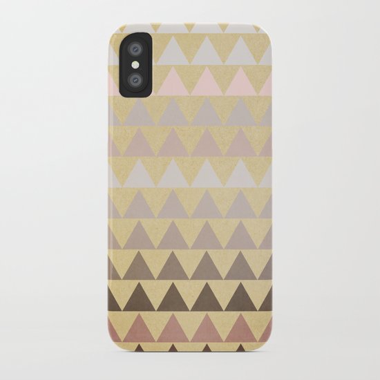 Muted Triangles iPhone Case