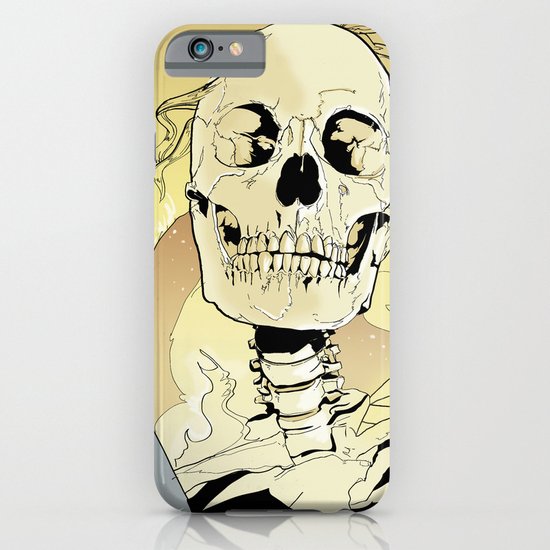Skeleton on Fire iPhone & iPod Case