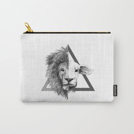 Lion and Lamb Carry-All Pouch