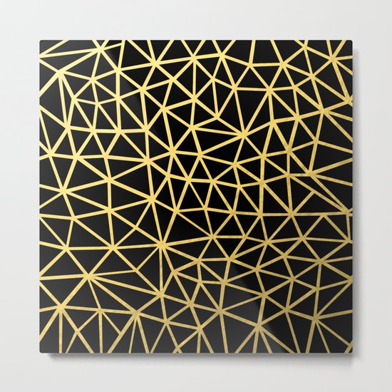 Broken Gold Metal Print