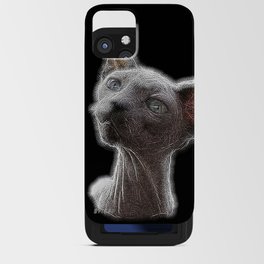 Spiked Sphynx Cat iPhone Card Case