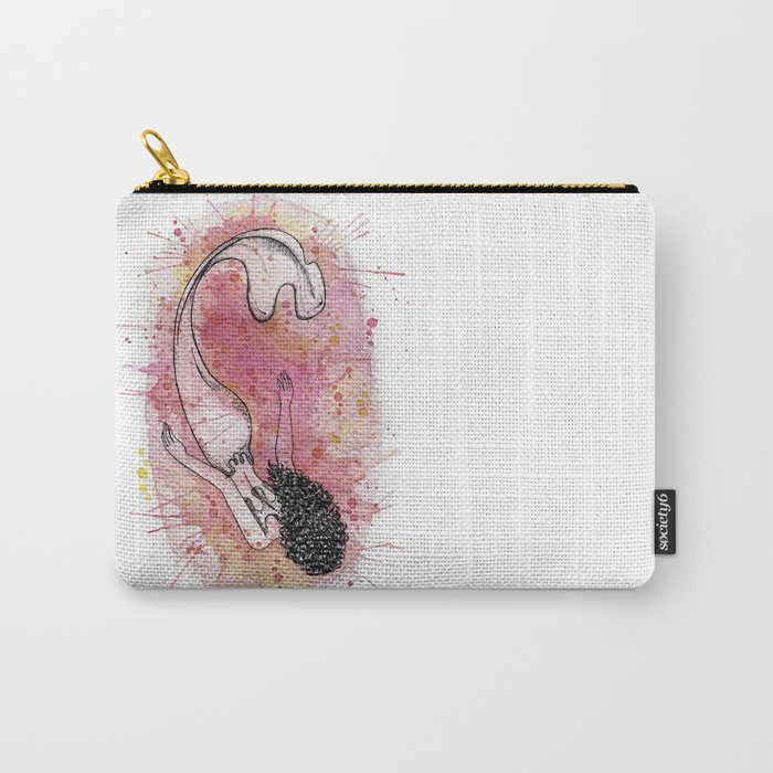 Wavy 2C Mermaid Carry-All Pouch