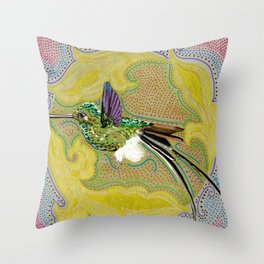 Booted Racket-Tail Throw Pillow