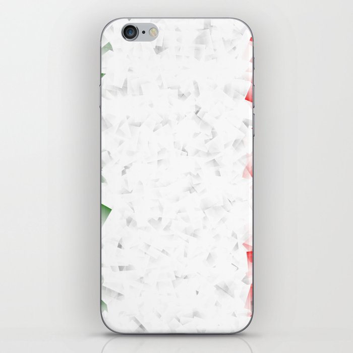 Italy flag abstract art iPhone Skin