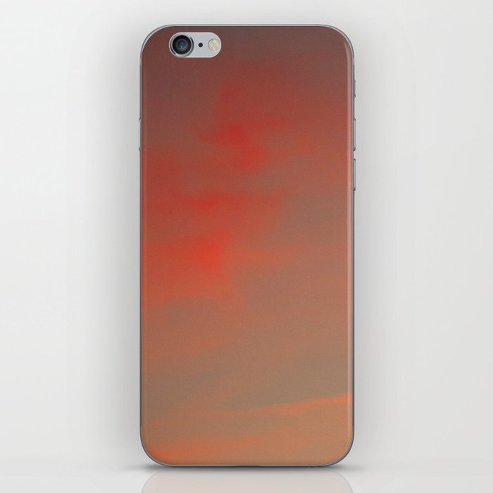 Red sky iPhone Skin