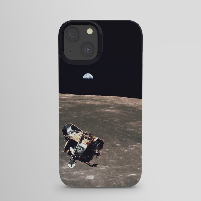 Apollo 11 Lunar Module Moon & Earth iPhone Case