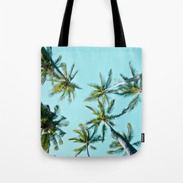 Kāma'ole Beach Palms Tote Bag