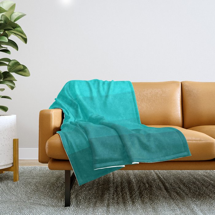 Dark 2025 turquoise throw