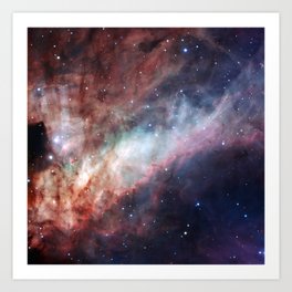 Astrophotography, The Omega Nebula Art Print