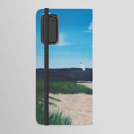 Sand Path to the Beach at the Cape Android Wallet Case