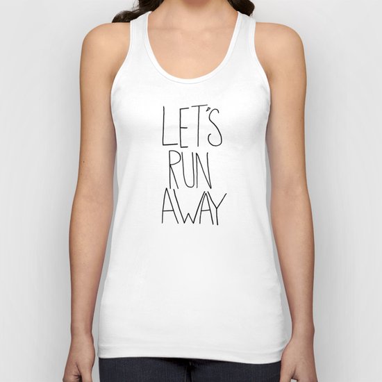 Let's Run Away: Columbia Gorge, Oregon Unisex Tank Top