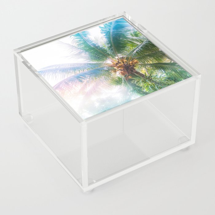 Mexican Palm Tree Vibes #1 #tropical #wall #art #society6 Acrylic Box