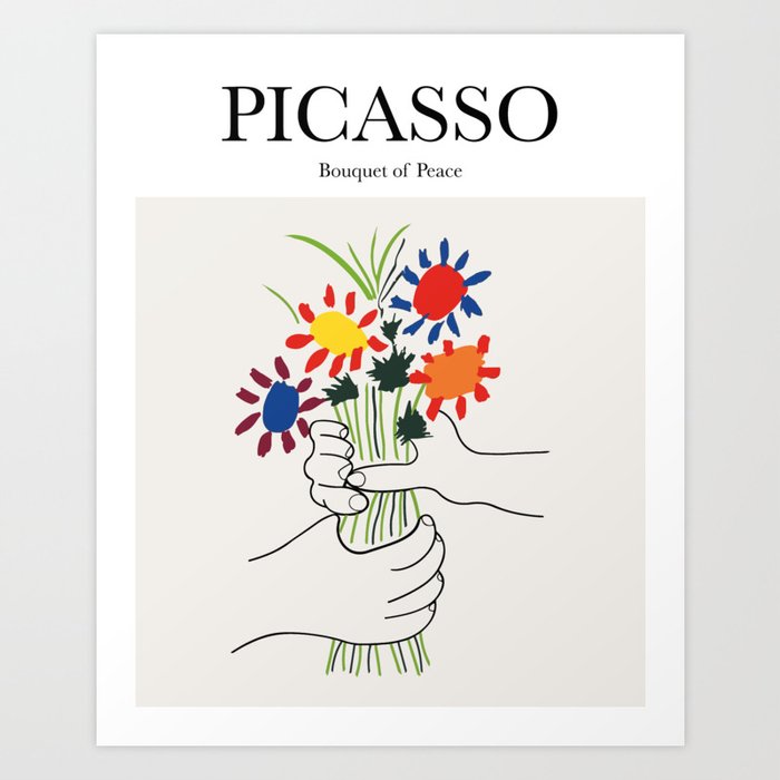 Picasso - Bouquet of Peace Art Print