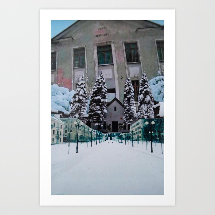 Snowscape Art Print