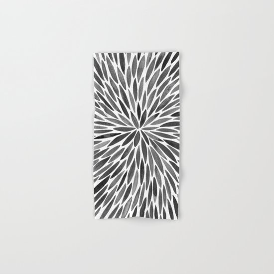 Blackened Burst Hand & Bath Towel
