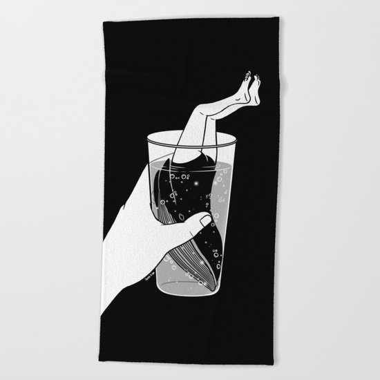 Take me to the ocean Beach Towel