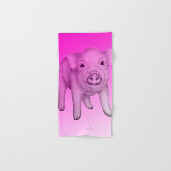 Piggy in Pink Hand & Bath Towel