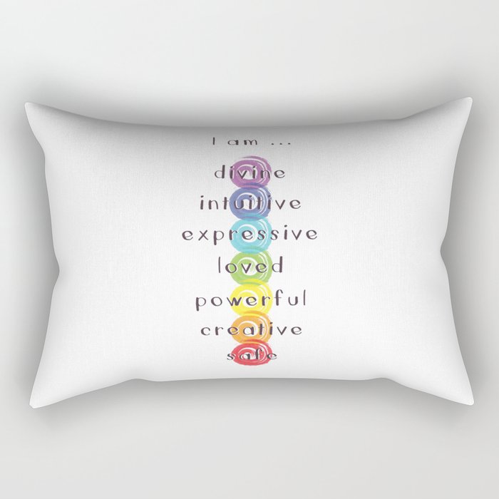 Chakra Meditation Rectangular Pillow