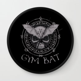 Gym Bat Wall Clock