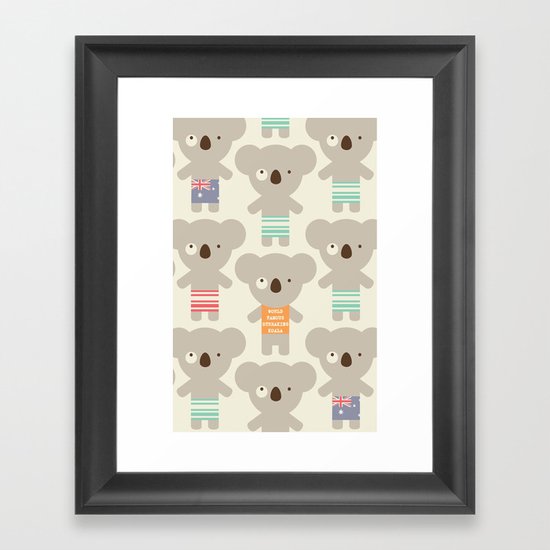 Koala-lala Framed Art Print