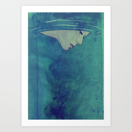 Beneath Art Print