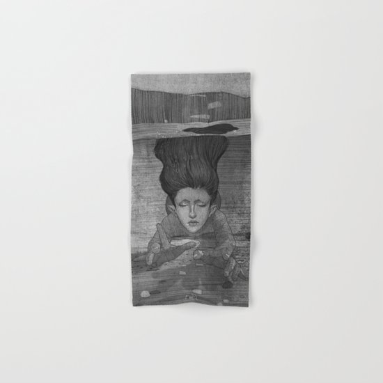 Sea Lady illustration Hand & Bath Towel