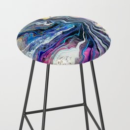 River Fractal  Bar Stool