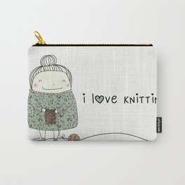 I love knitting Carry-All Pouch