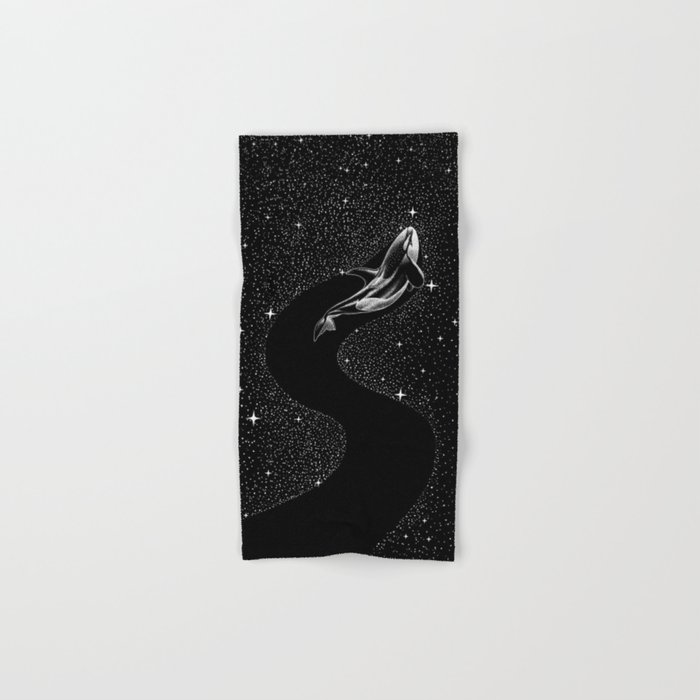 Starry Orca (Black Version) Hand & Bath Towel