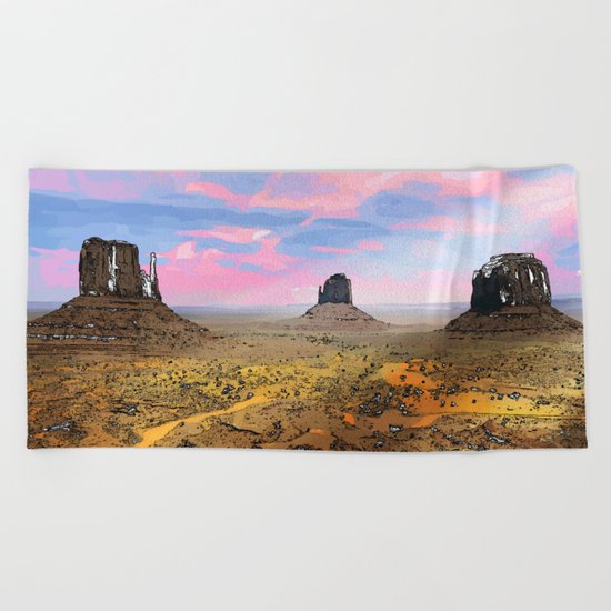 Monument Valley Beach Towel