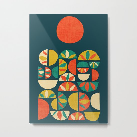 Jumpy Hills Metal Print