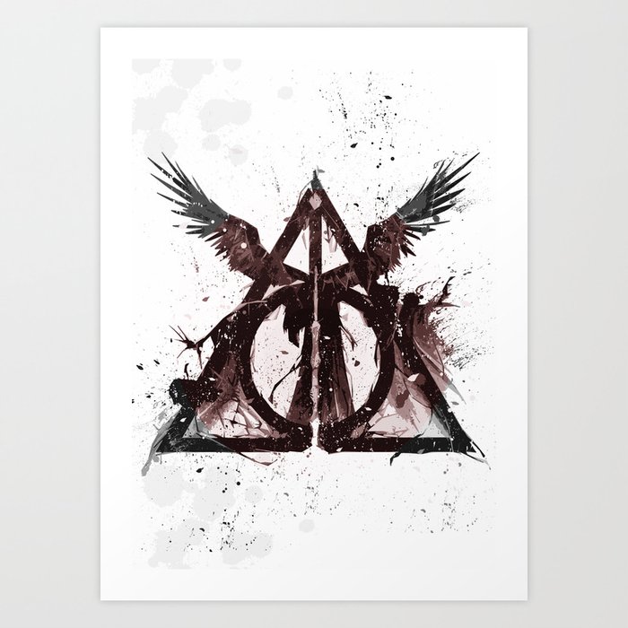Wall Art Print Harry Potter - Deathly Hallows