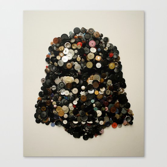 Darth Buttons Canvas Print