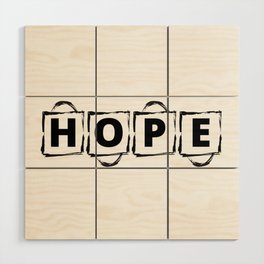 HOPE Wood Wall Art