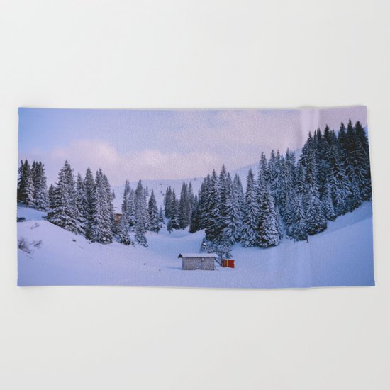 In Middle Of Everywhere Beach Towel