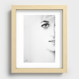 The Half Series: Diana Recessed Framed Print