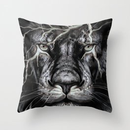 Lion Art Design Throw Pillow