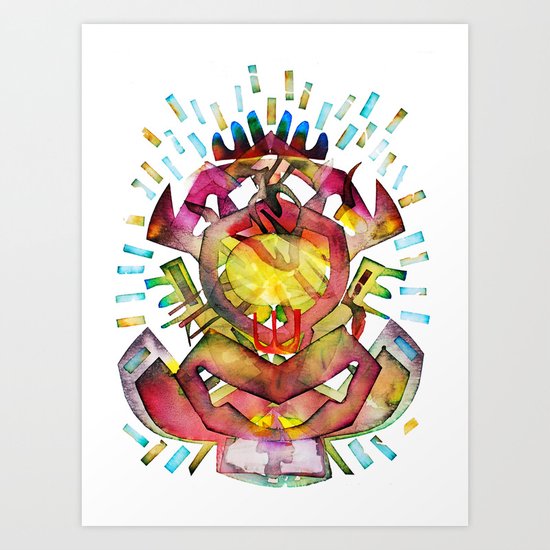 Coatlicue Art Print