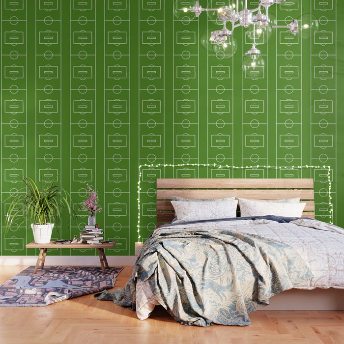 Football Field Fun Design Soccer Field Wallpaper By Efratul Society6