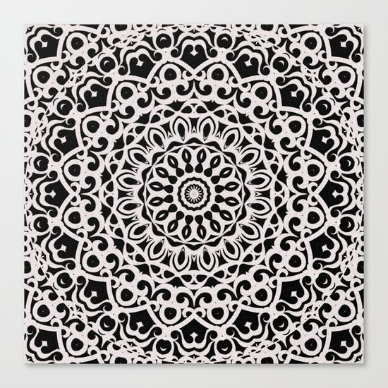 Tribal Mandala G385 Canvas Print