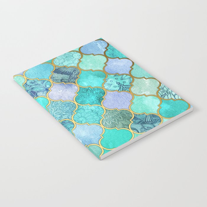 Society6 ケース Cool Jade & Icy Mint Decorative Moroccan Til Cool Jade & Icy Mint Decorative Moroccan Tile Pattern Carry