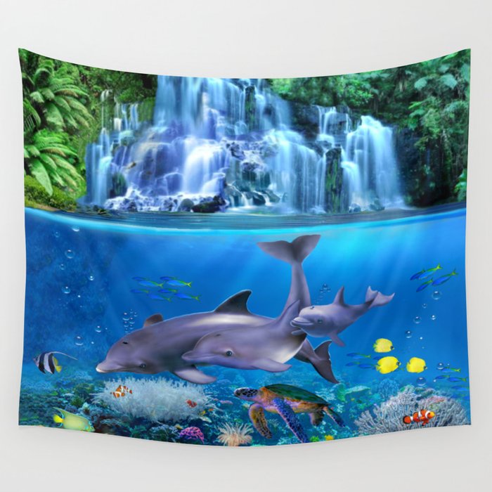 Dolphin tapestry cheap