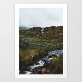 Waterfall at Skye Art Print