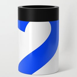 Number 2 (Blue & White) Can Cooler