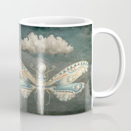 Dragonfly of the moon Coffee Mug